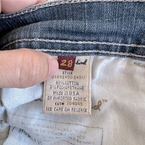 7 For All Mankind Low Rise Bootcut Jeans Size 28 - Picture 7 of 10